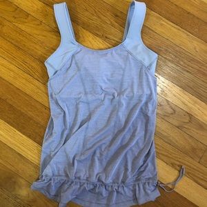 Lululemon eggplant tank top with bra attached!